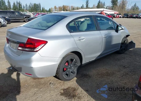 2015 Honda Civic Lx z USA, uszkodzony, nr VIN 19XFB2F54FE200513